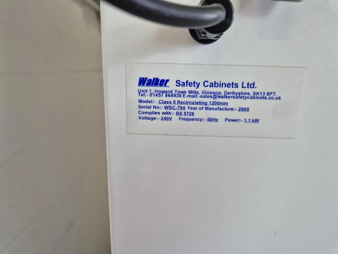 Walker Class 11 biological Safety Cabinet - 7