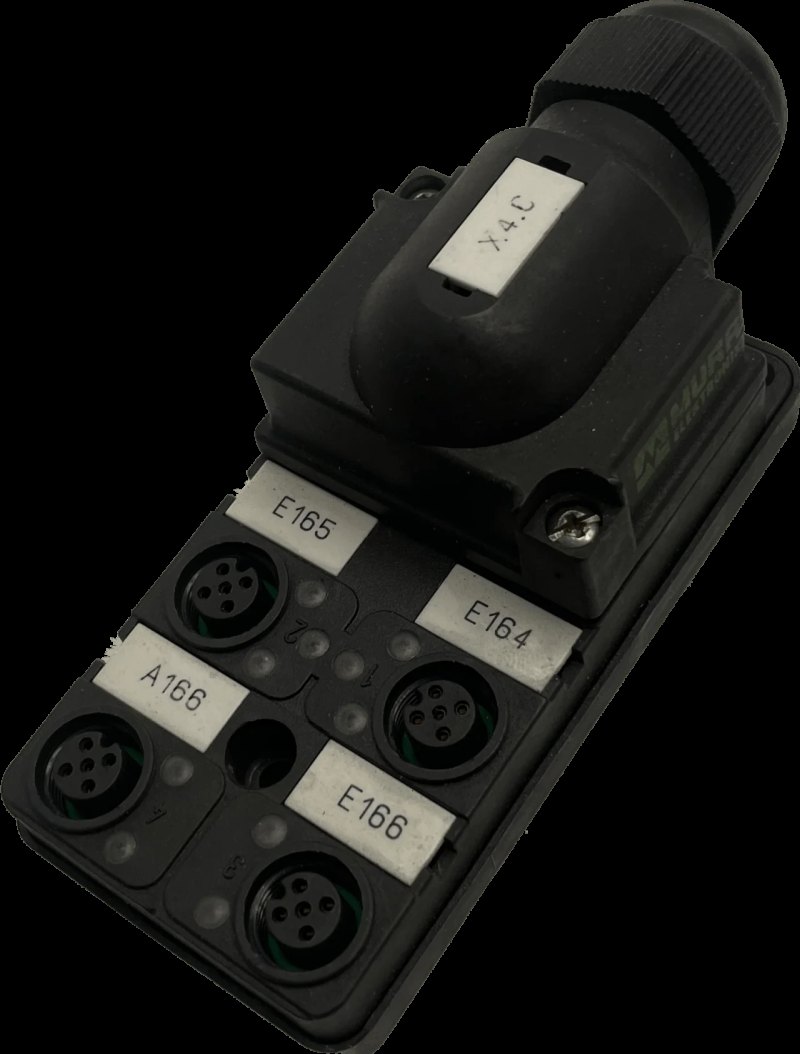 Murr-Electronic MVP12, 4xM12, 5pol, Grundmodul
