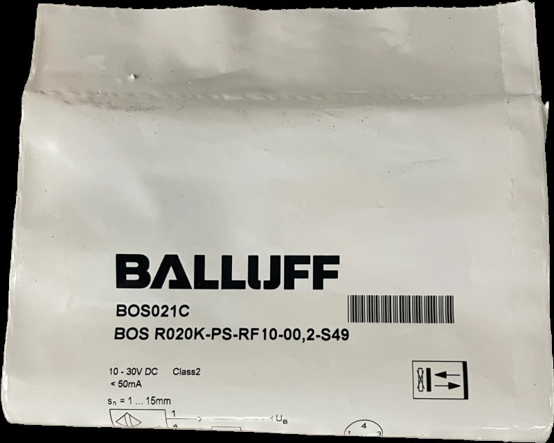 BALLUFF Lichttaster mit Hintergrundausblendung BOS R020K-PS-RF10-00,2-S49