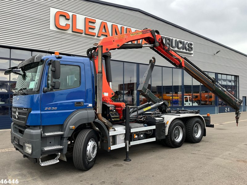 Mercedes-Benz Axor 2636 Manual Steel suspension 6x4 Palfinger 17 Tonmeter laadkraan