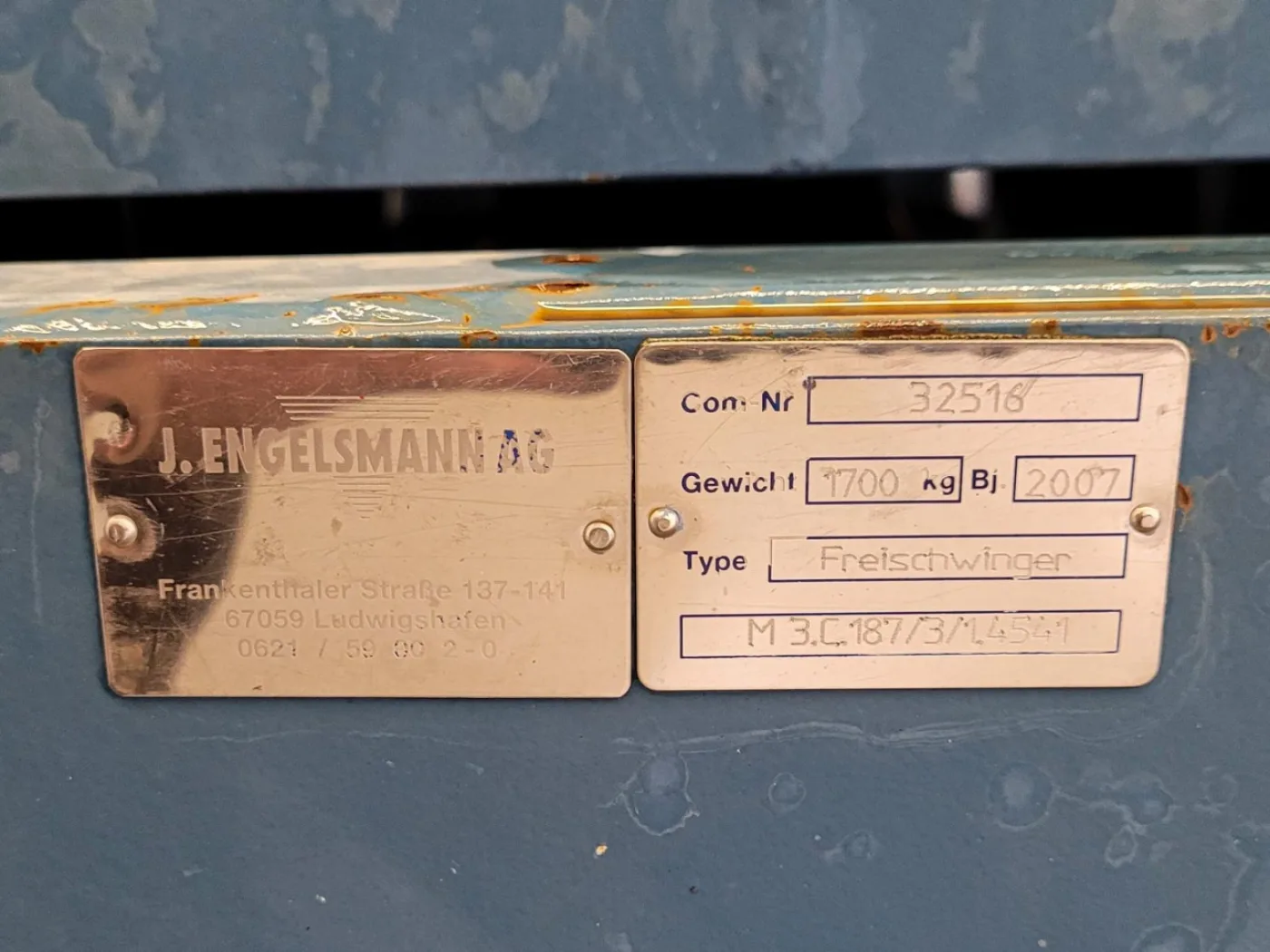 Engelsmann M3.C.187/3 - 1,9 m² - Tri sieve - 5