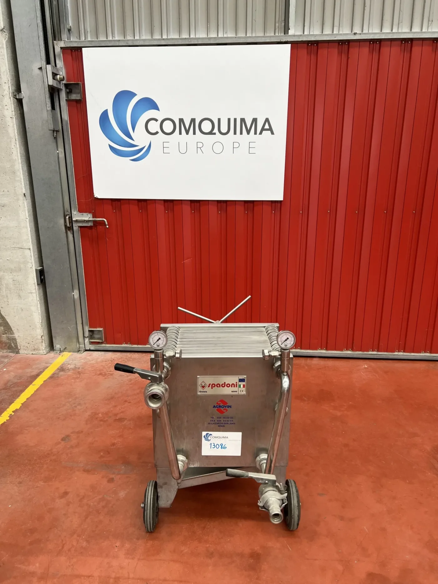 SPADONI KAPPA PRESS FILTER 2.7 m2 STAINLESS STEEL - 1
