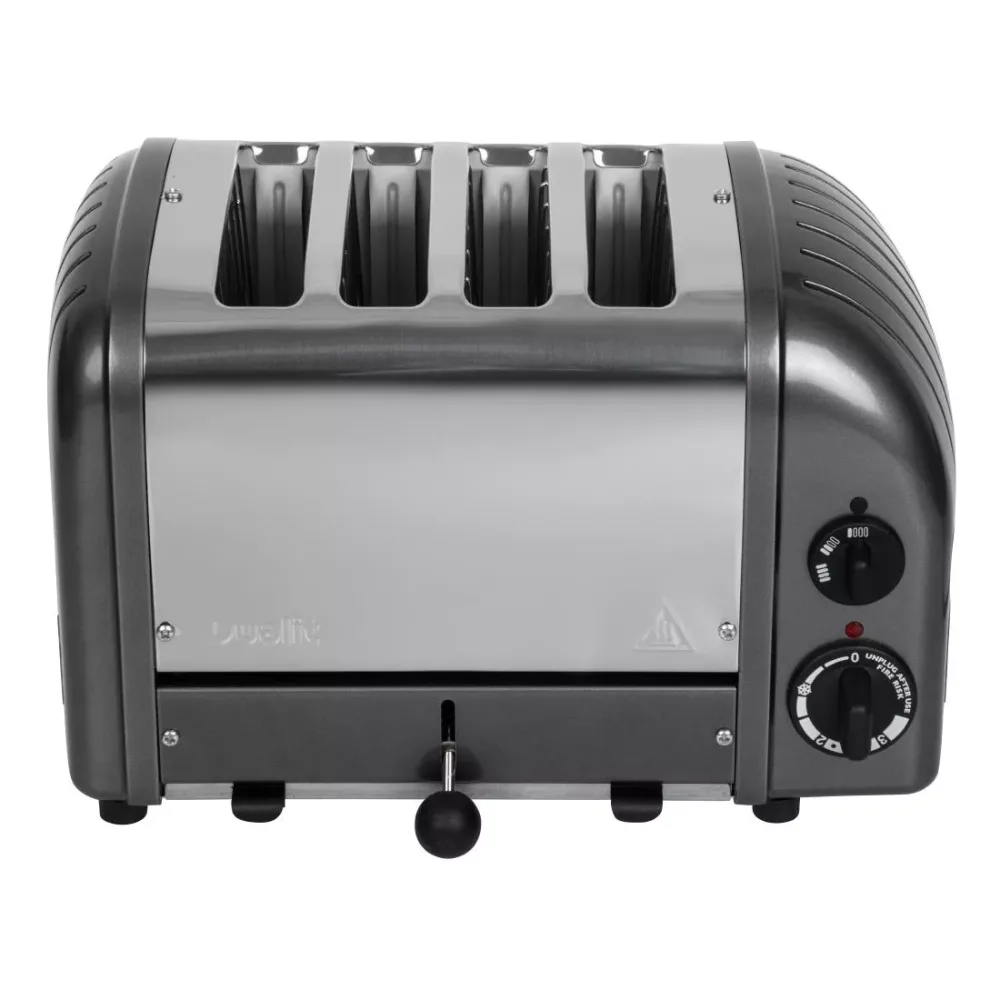 Dualit 2 x 2 Combi Vario 4 Slice Toaster Metallic Charcoal 42170 - islandcatering