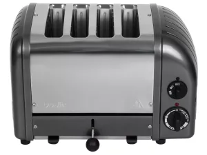 Dualit 2 x 2 Combi Vario 4 Slice Toaster Metallic Charcoal 42170 - islandcatering