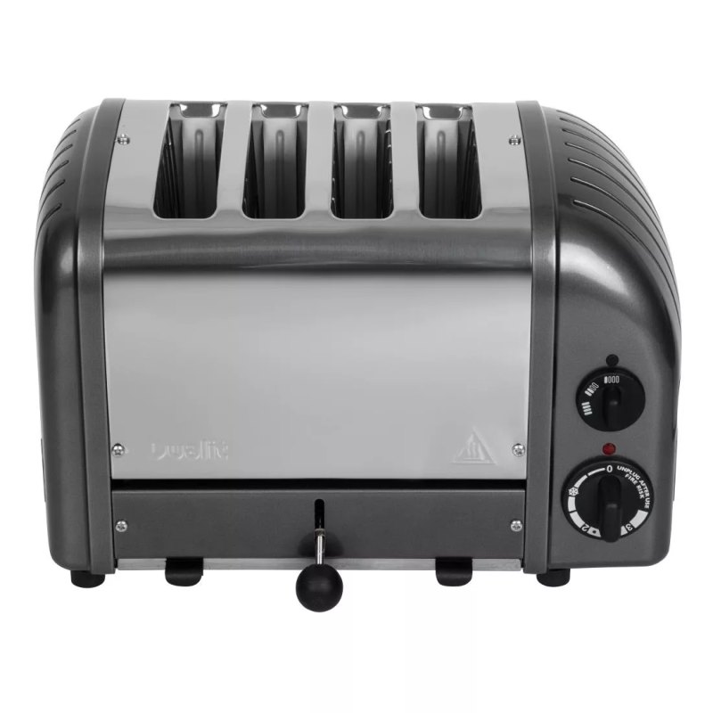 Dualit 2 x 2 Combi Vario 4 Slice Toaster Metallic Charcoal 42170 - islandcatering