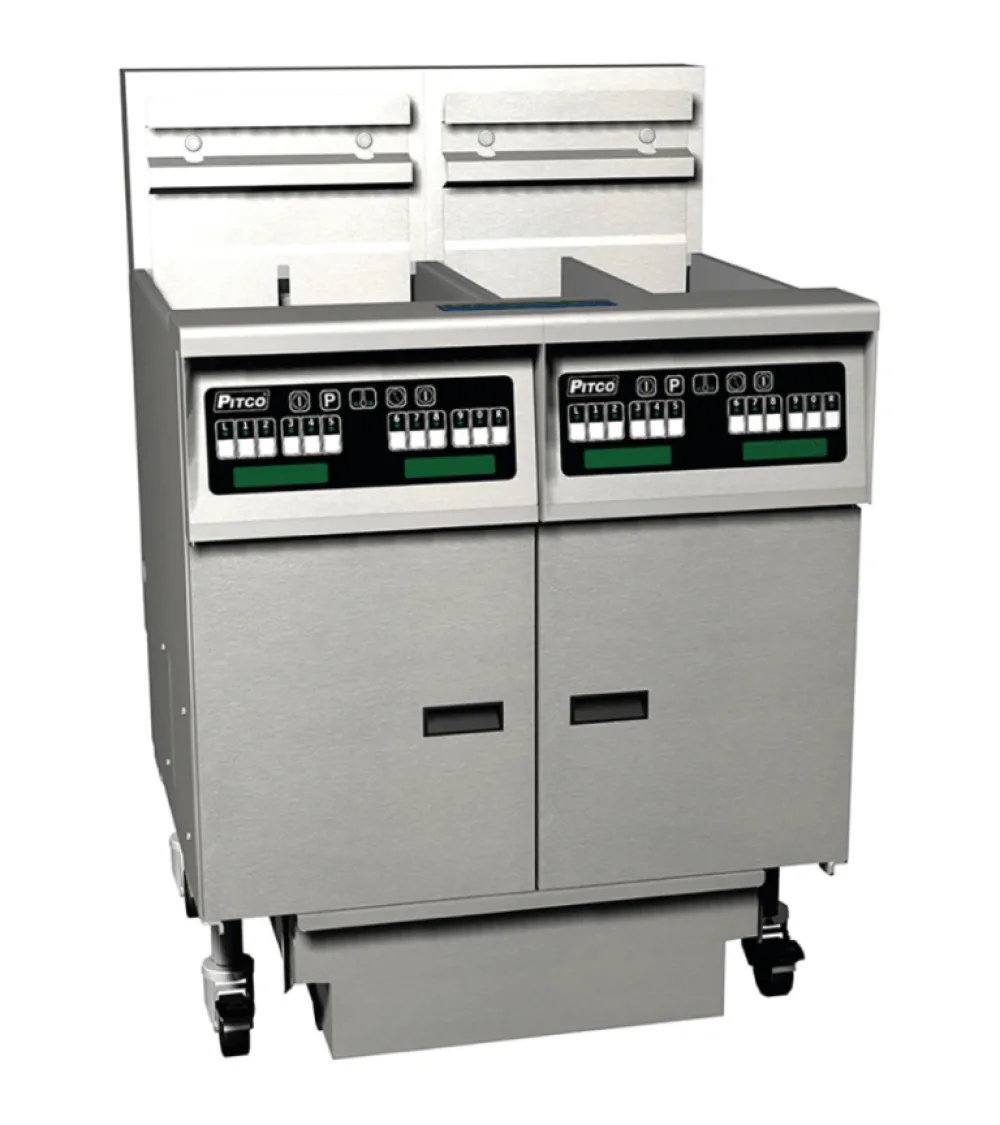 Pitco fryer SGH50-FD-FF 2 Tank with Filtration (Gas) - islandcatering