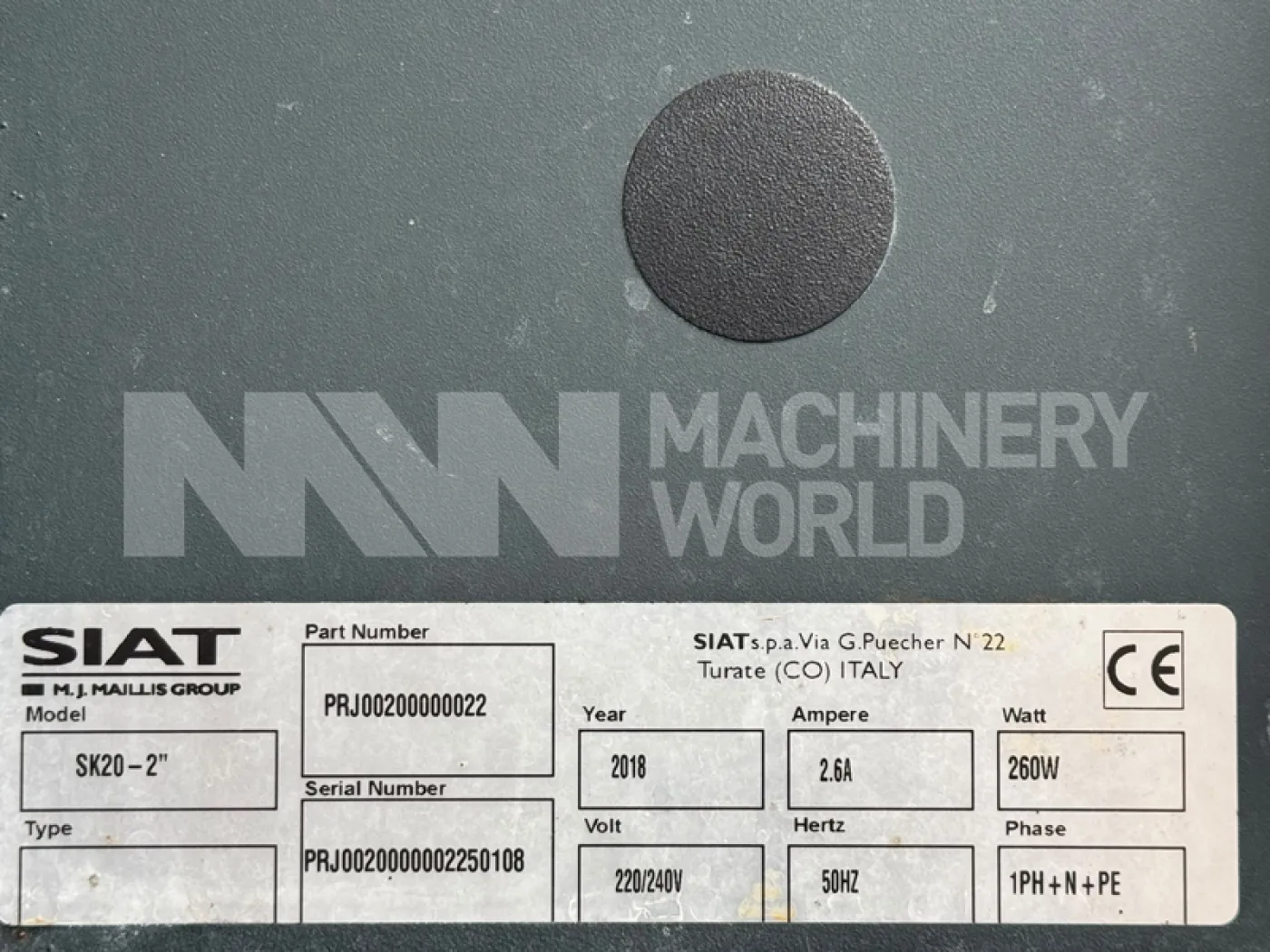 SIAT SK20 Semi-Automatic Case Sealer Carton Box Taping Machine (Year 2018) - 7