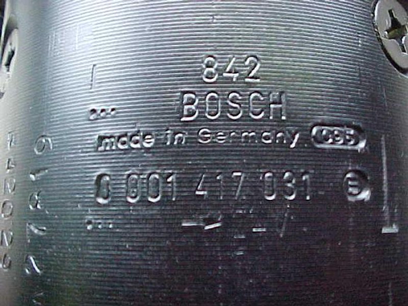 BOSCH STARTER 0001417031 DEUTZ BA6/8M816
