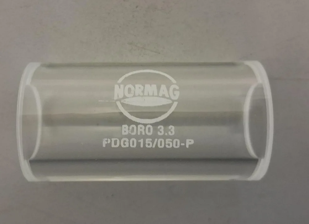 Normag Distanzstück aus Glas Typ PDG015/050-P DN15 Länge 50 mm