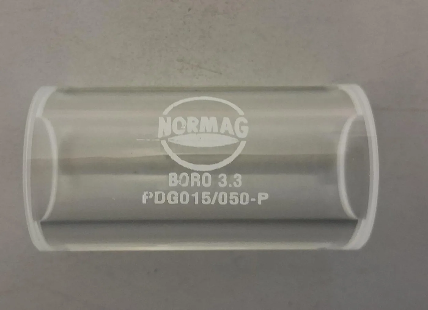 Normag Distanzstück aus Glas Typ PDG015/050-P DN15 Länge 50 mm - 1