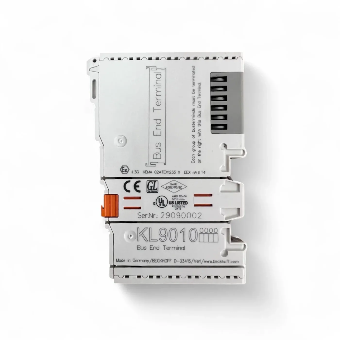 HOMAG Beckhoff Busklemme KL9010 End Terminal – Artikelnummer 4086050352 - 1