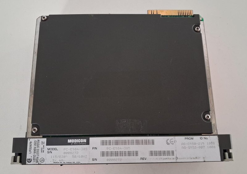 Modicon PC-E984-385 Programmable Controller CPU