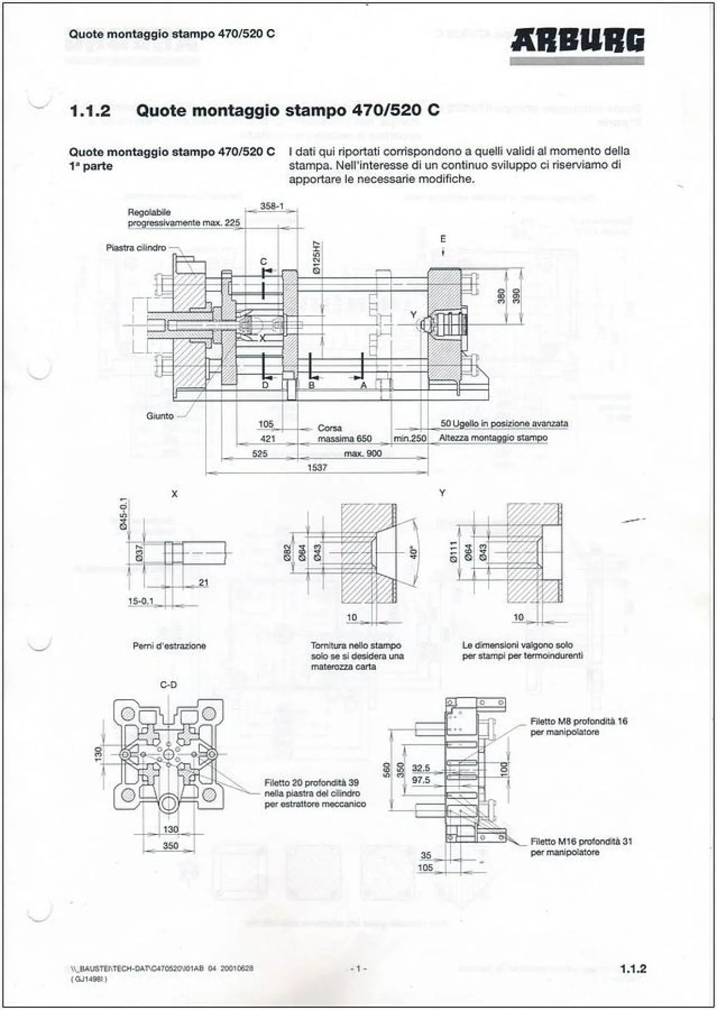 1999 ARBURG 520 C 2000-675 IN0471 - 4