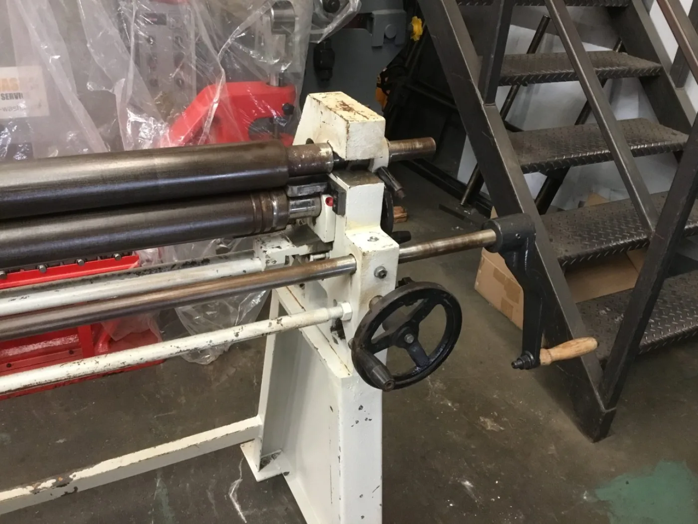 MORGAN RUSHWORTH Geared Hand Bending Rolls 1250mm x 75mm - WNS - W. Neal Services Ltd - 4