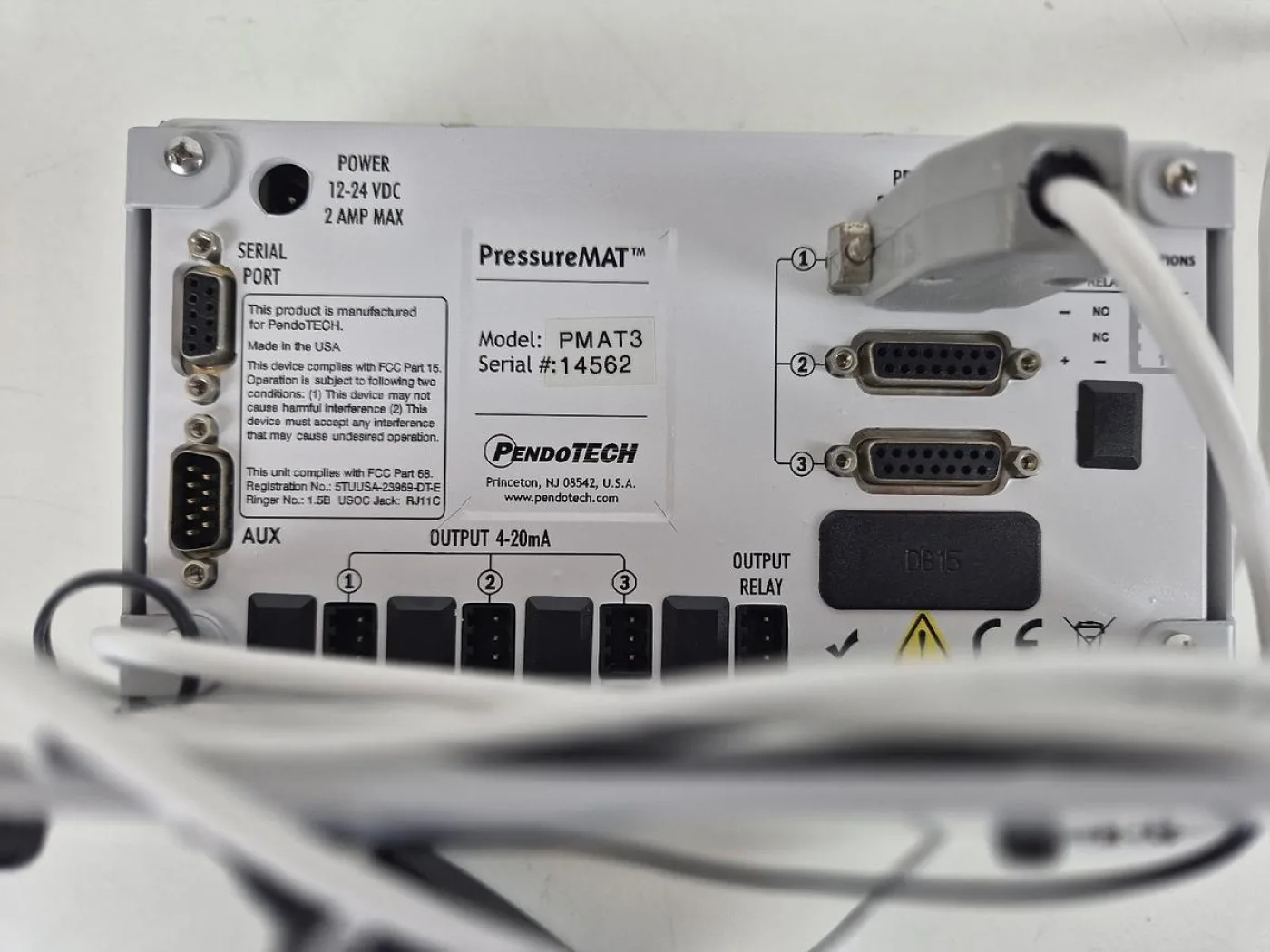 Pendotech PMAT3 Pressure Mat Sensor Monitor - 6