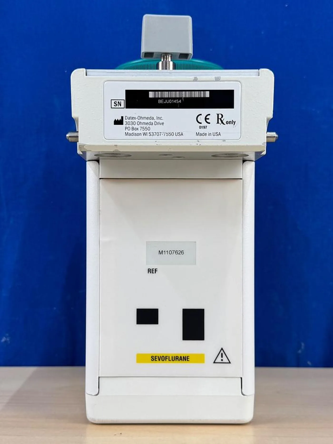GE Tec 7 Sevoflurane Vaporizer REF: M1107626 - 5