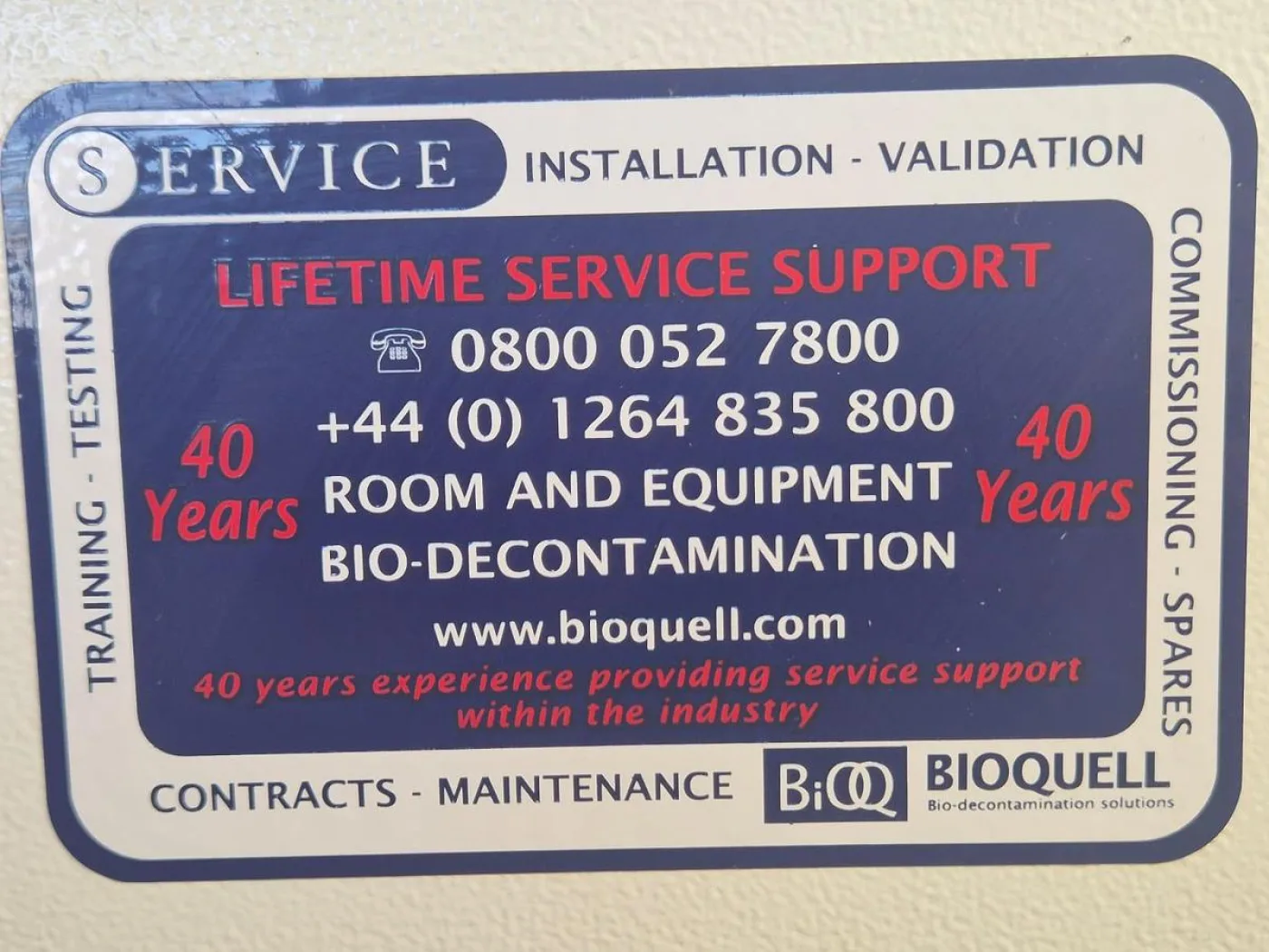 Bioquell Microflow Bio Safety Cabinet Class - 5