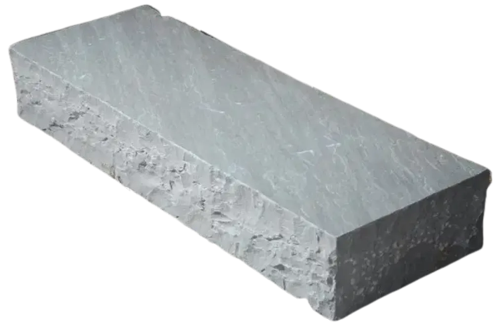 Kandla gres traptrede gekapt 100x35x14-16 cm. grijs