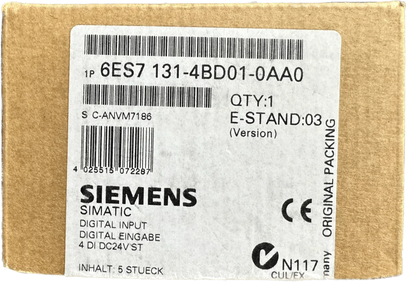 Siemens SIMATIC DP 6ES7 131-4BD01-0AA0 - 1