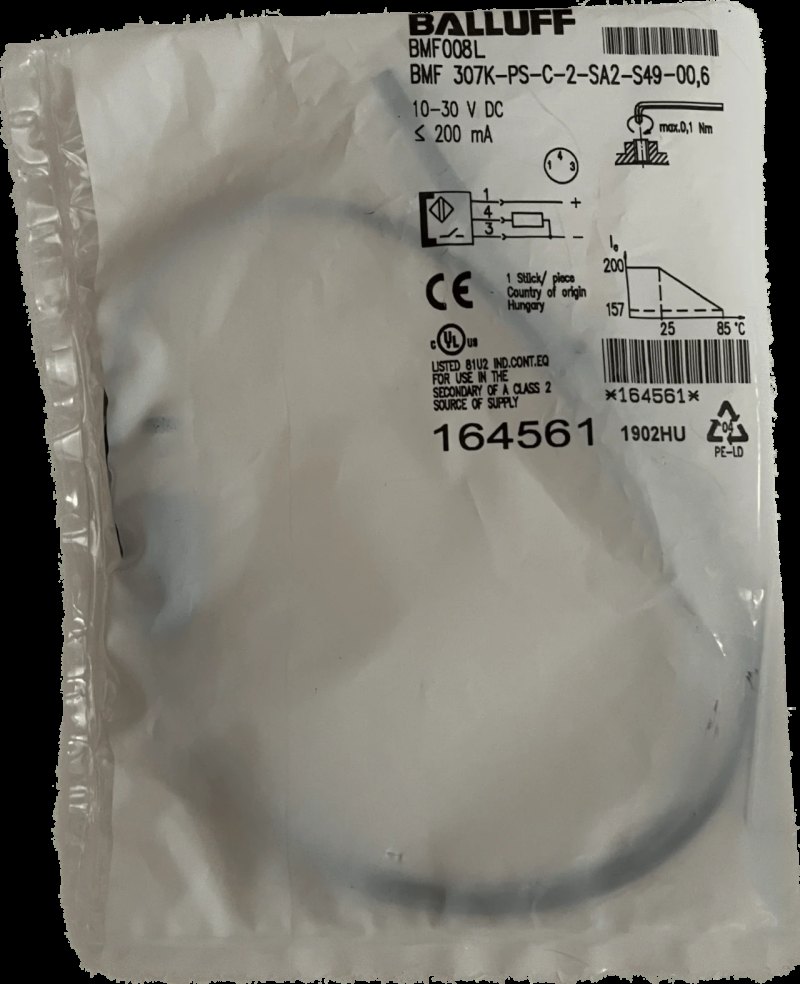 BALLUFF BMF 307K-PS-C-2-SA2-S49-00,6