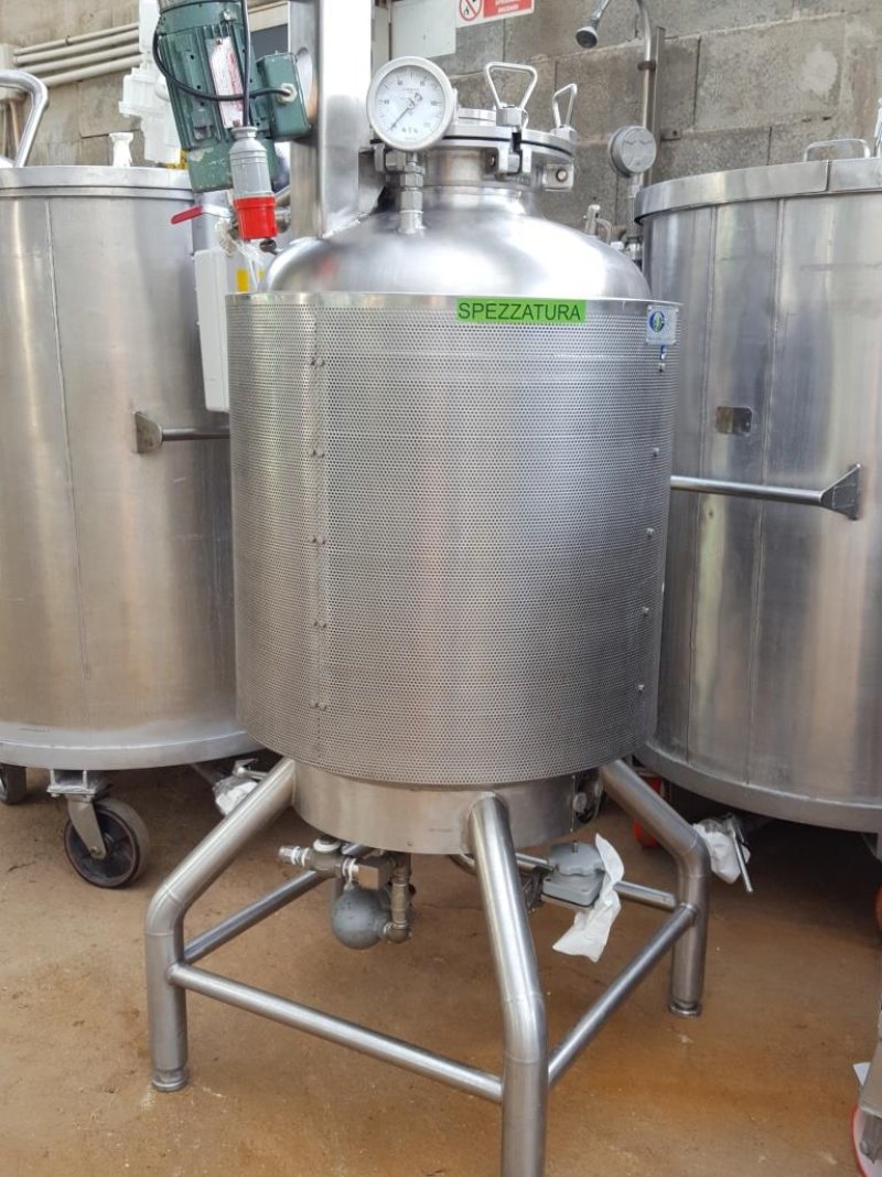 SERBATOIO INOX INCAMICIATO – CALMIC CISA 200 L