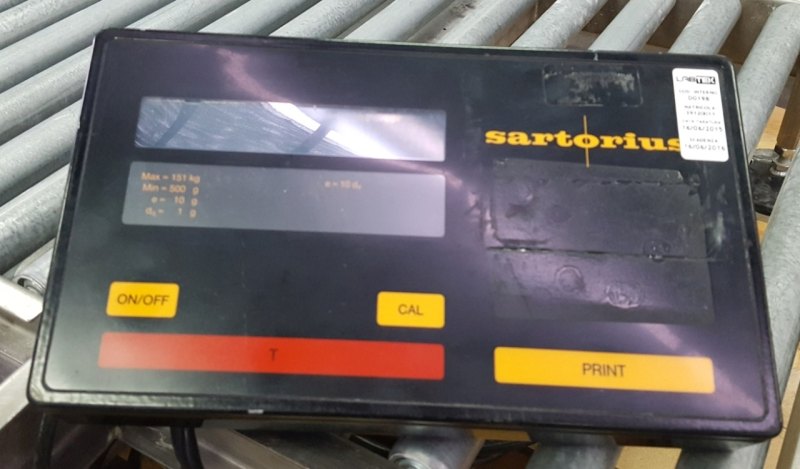 BILANCIA DIGITALE CON SISTEMA A RULLIERA – SARTORIUS MOD. F150S