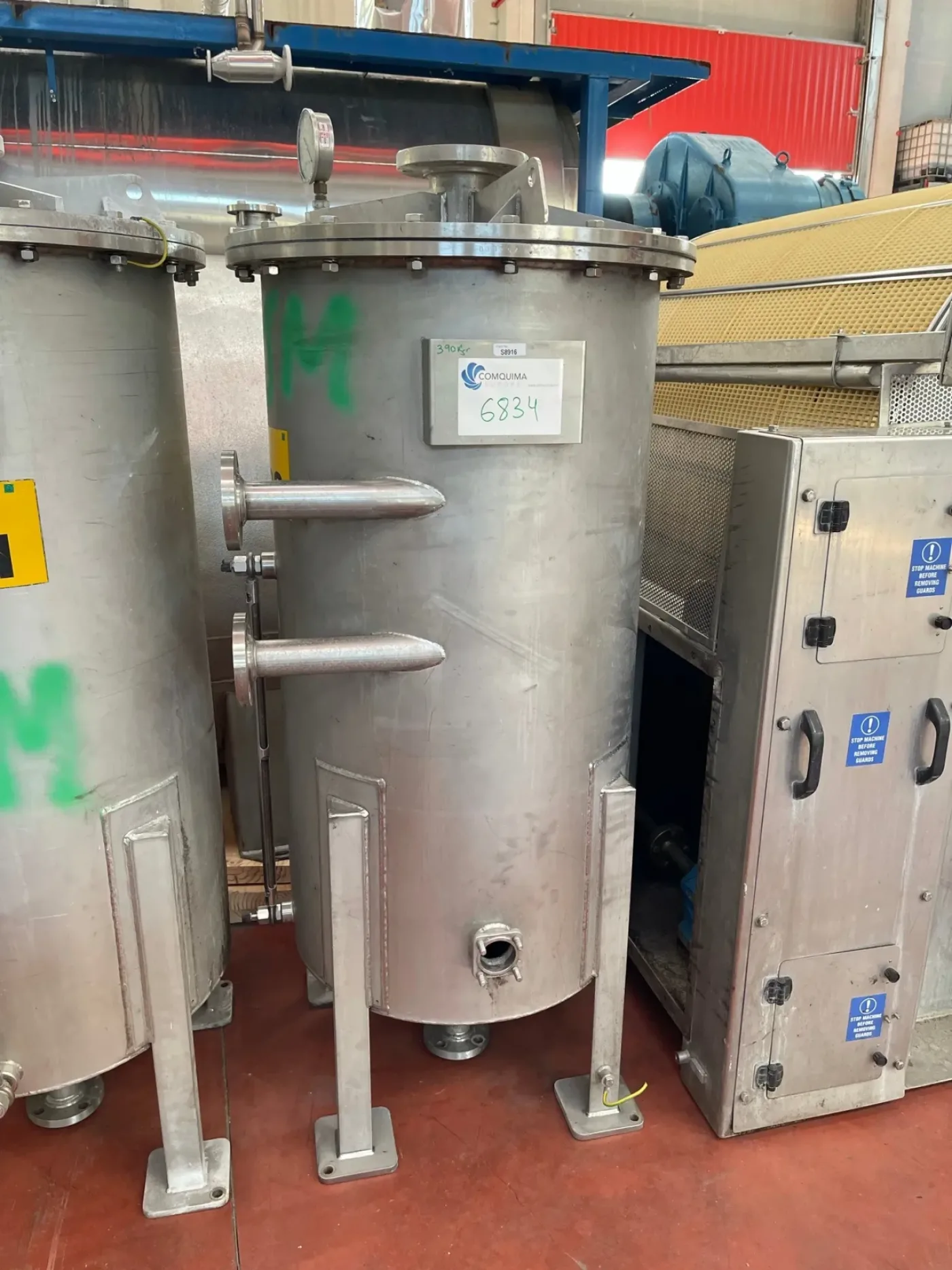 USED FILTRATION SERVICES ROTARY DRUM VACUUM FILTER 1525x1830 8.8 M2 - 6