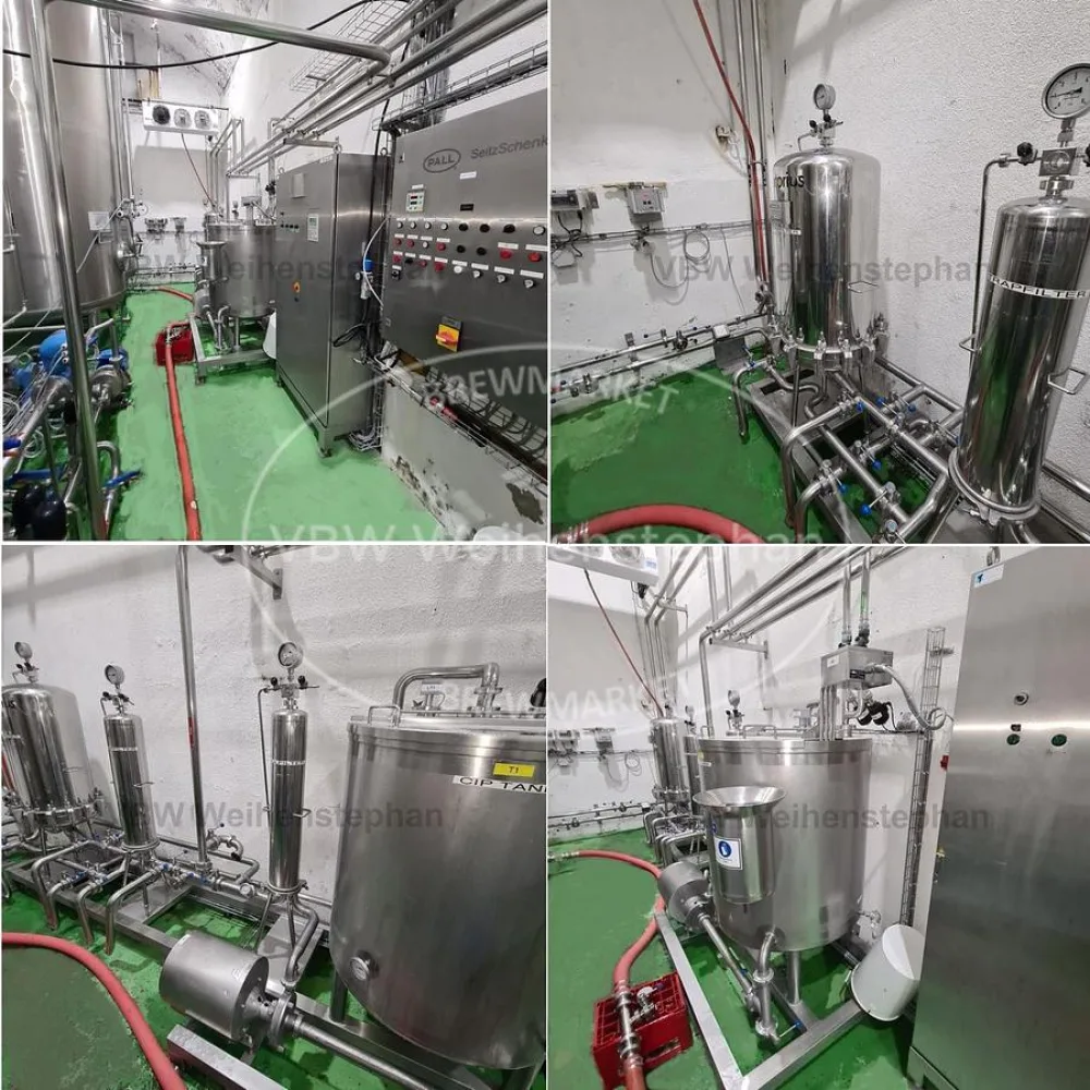 secondary filtration system for beer