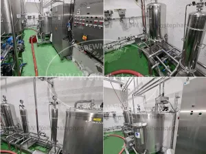 secondary filtration system for beer