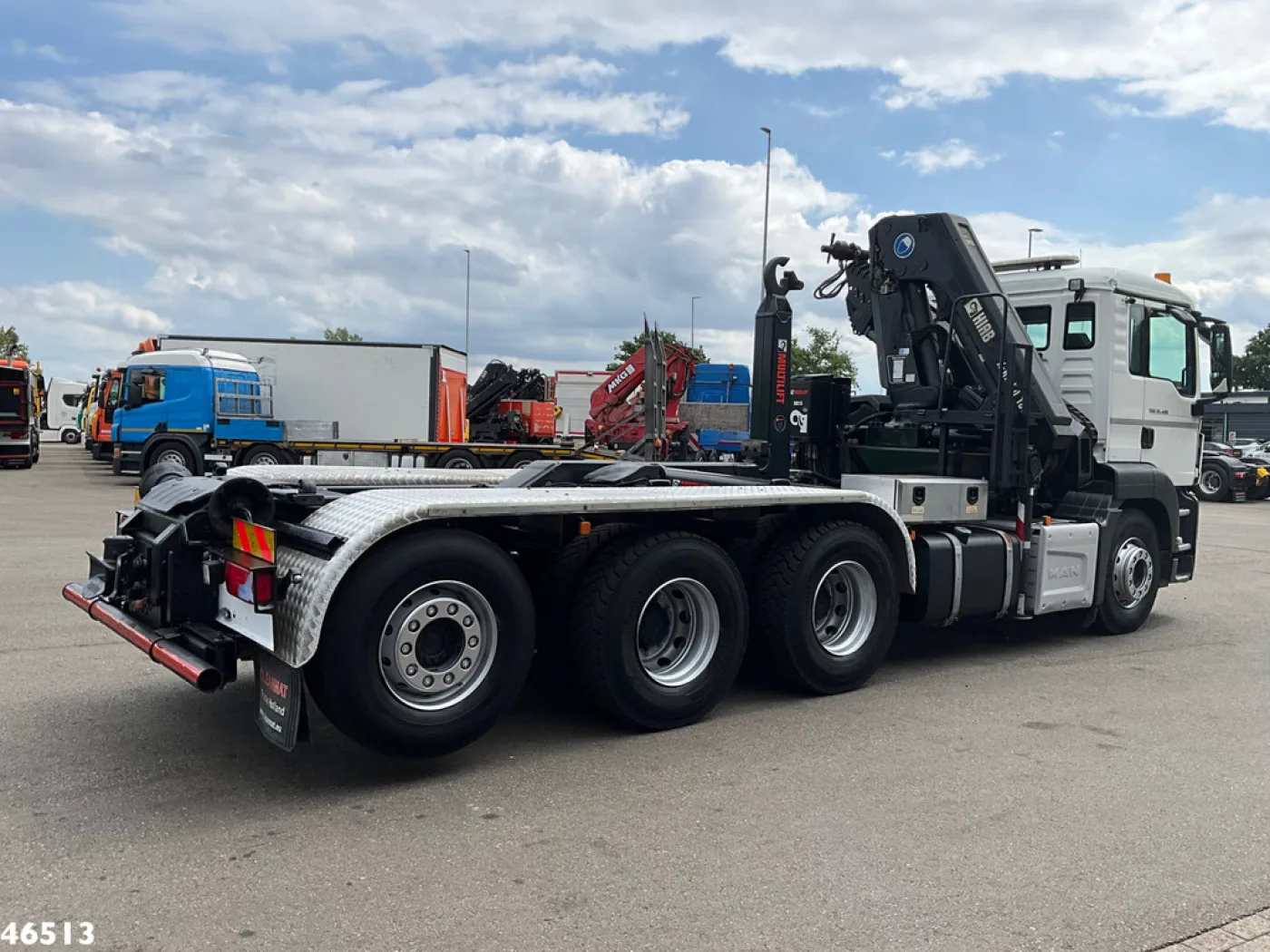 MAN TGS 35.400 8x4 Euro 6 Hiab 18 Tonmeter laadkraan Just 142.960 km! - 5