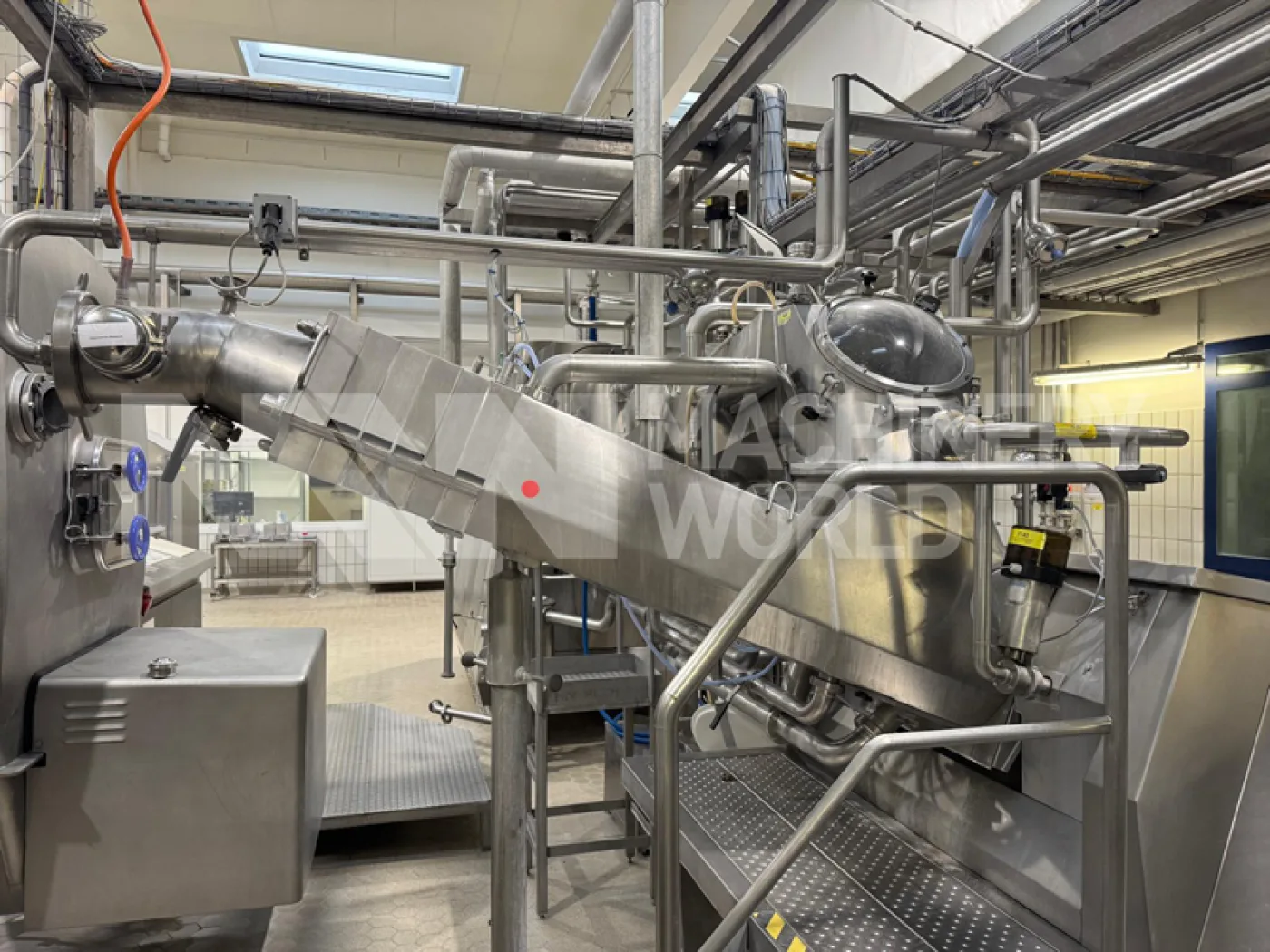 6,000kg per hour Simon Freres MD1230VR Continuous Butter Churn with Simplistock SV2 25kg Bulk Butter Packer - 2