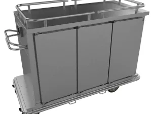 Falcon Chieftain 3 Door Heated Trolley HT3L - islandcatering
