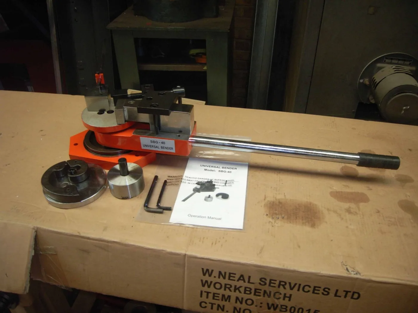WNS Bar & Scroll Bender 40mm - WNS - W. Neal Services Ltd - 5