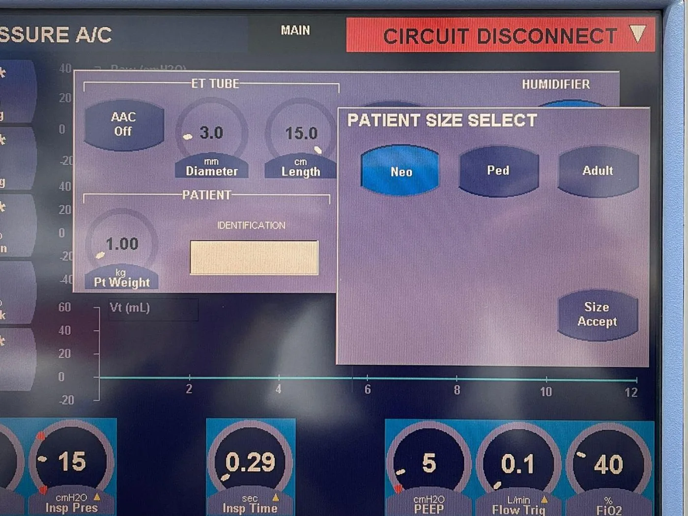 AVEA Carefusion Vaisys Ventilator - 6