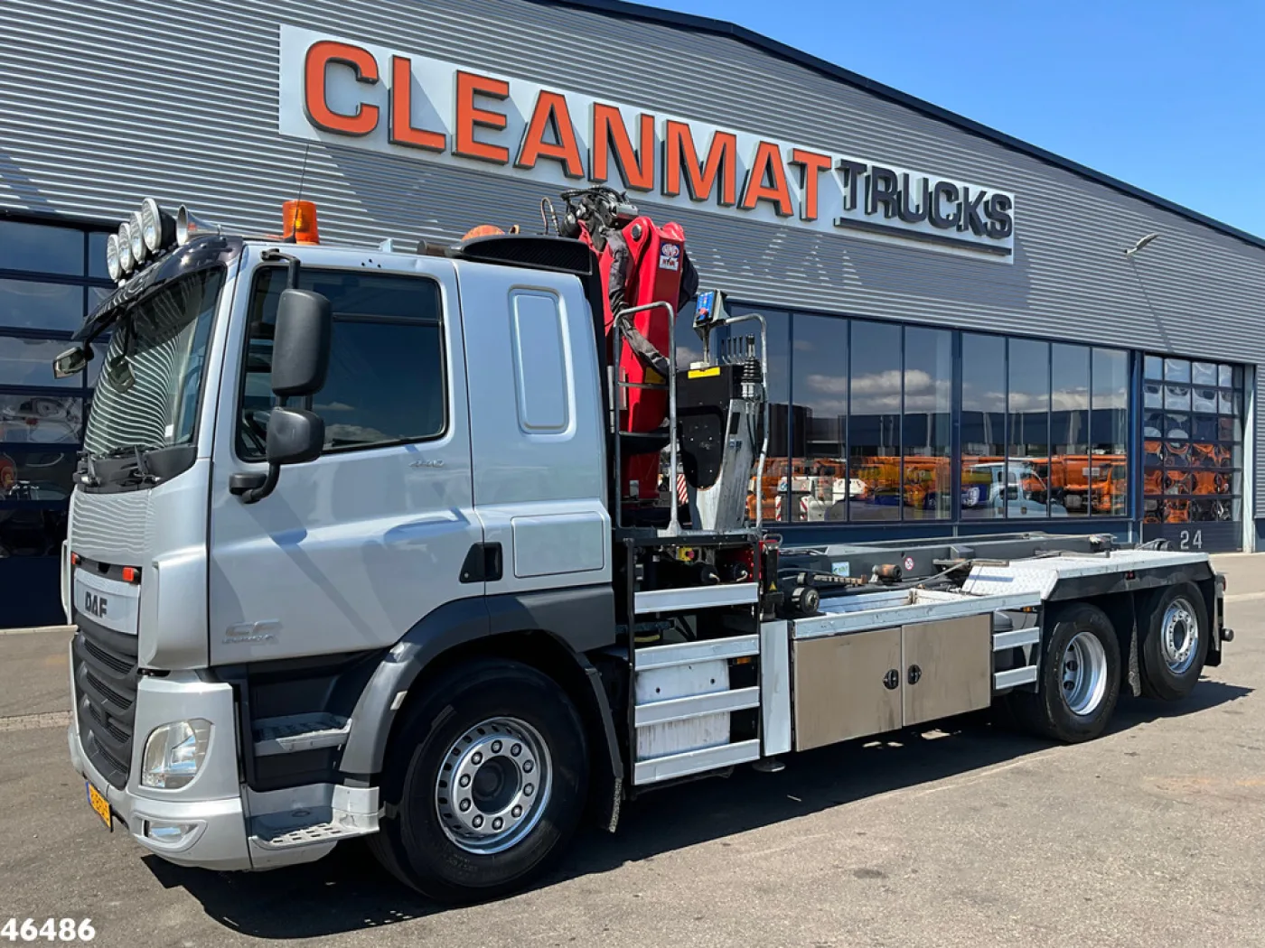 DAF FAN CF 440 Euro 6 HMF 16 Tonmeter Z-kraan Just 243.052 km! - 2