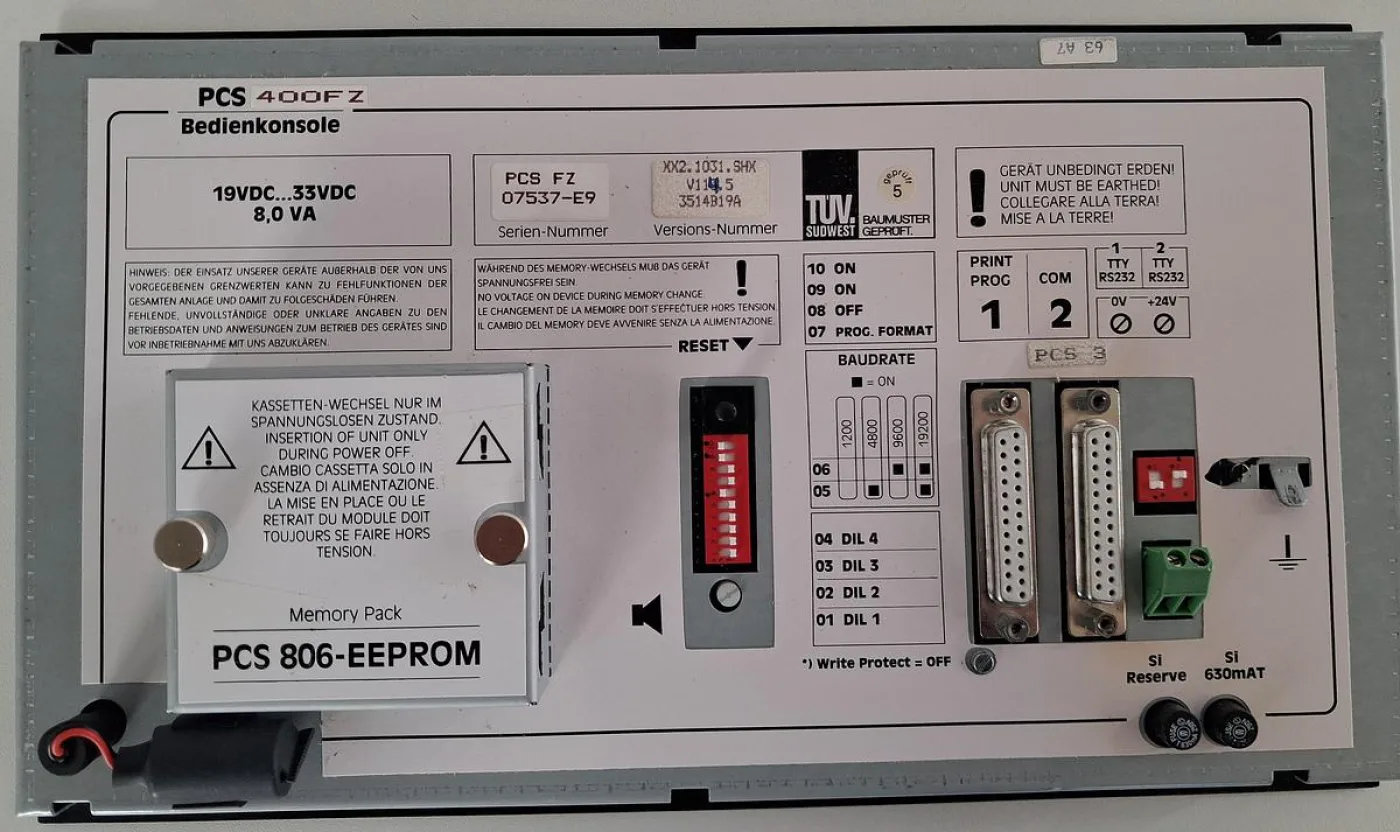 Bosch PCS 406 Operator Panel – New - 4