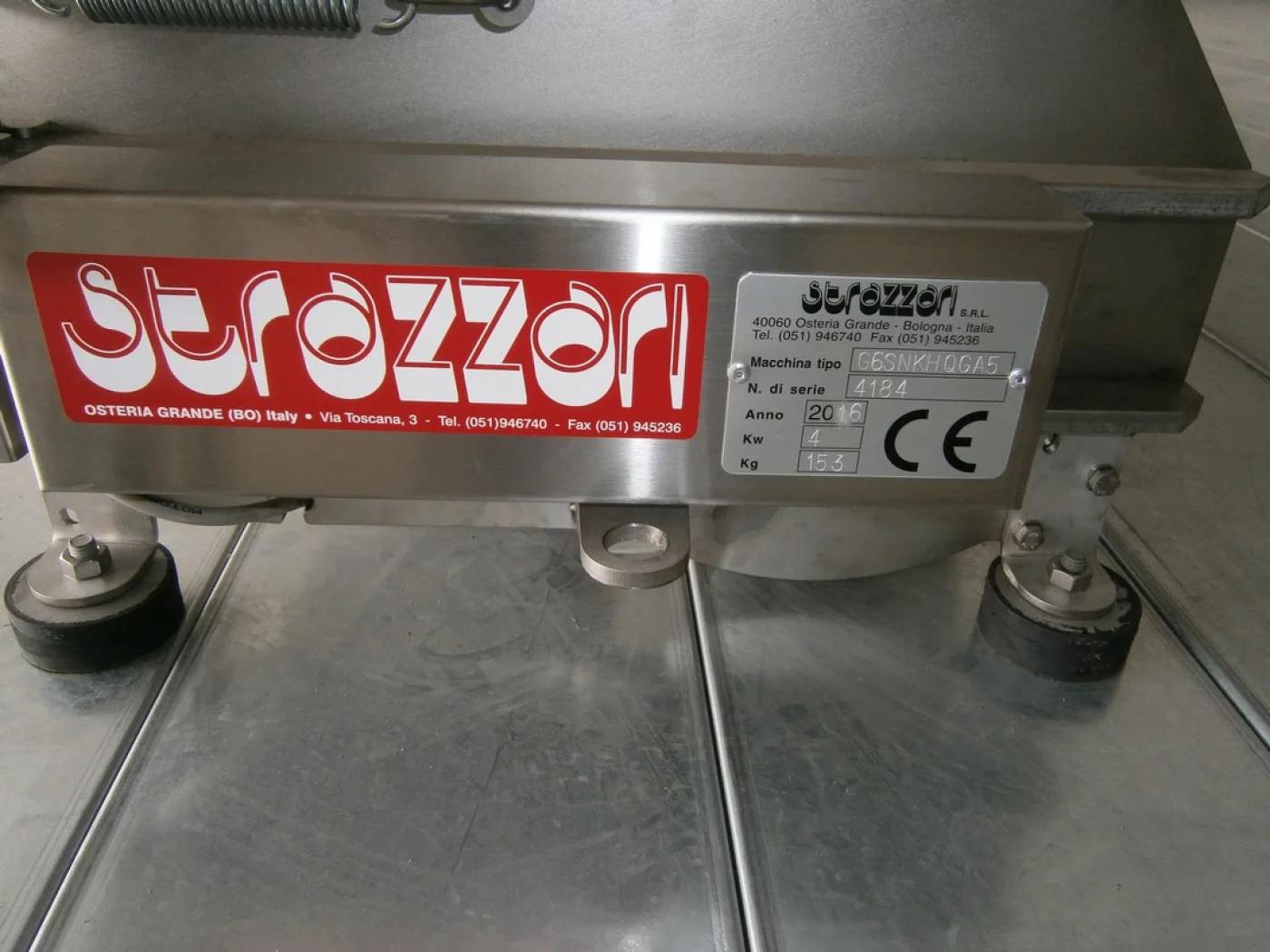 STAINLESS STEEL VOLUMETRIC ROTOR PUMP STRAZZARI SERIE G6-150 NEW MACHINE - 7