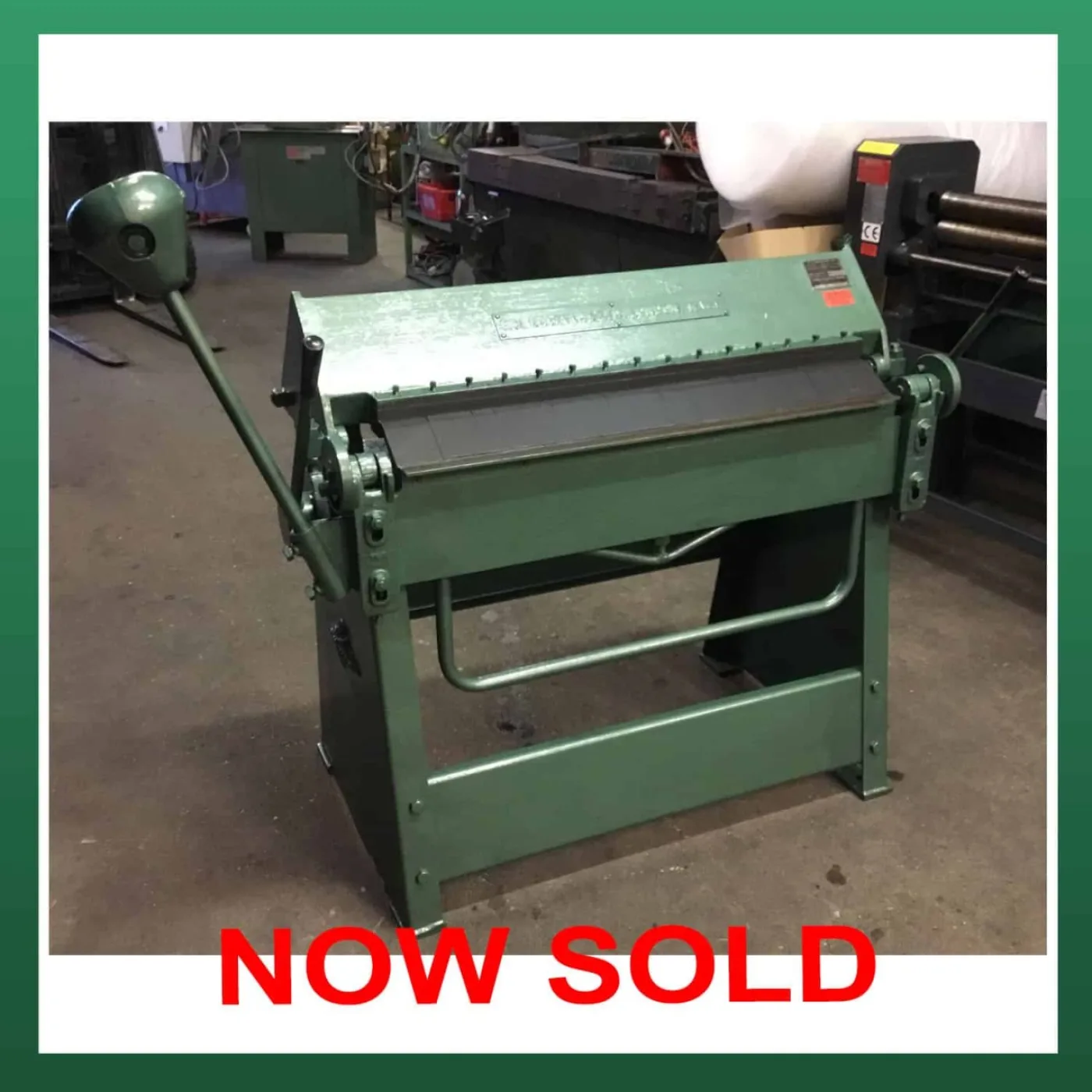 EDWARDS Manual Box and Pan Folder 36" - WNS - W. Neal Services Ltd - 1