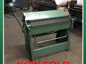 EDWARDS Manual Box and Pan Folder 36" - WNS - W. Neal Services Ltd