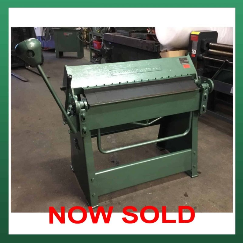 EDWARDS Manual Box and Pan Folder 36" - WNS - W. Neal Services Ltd