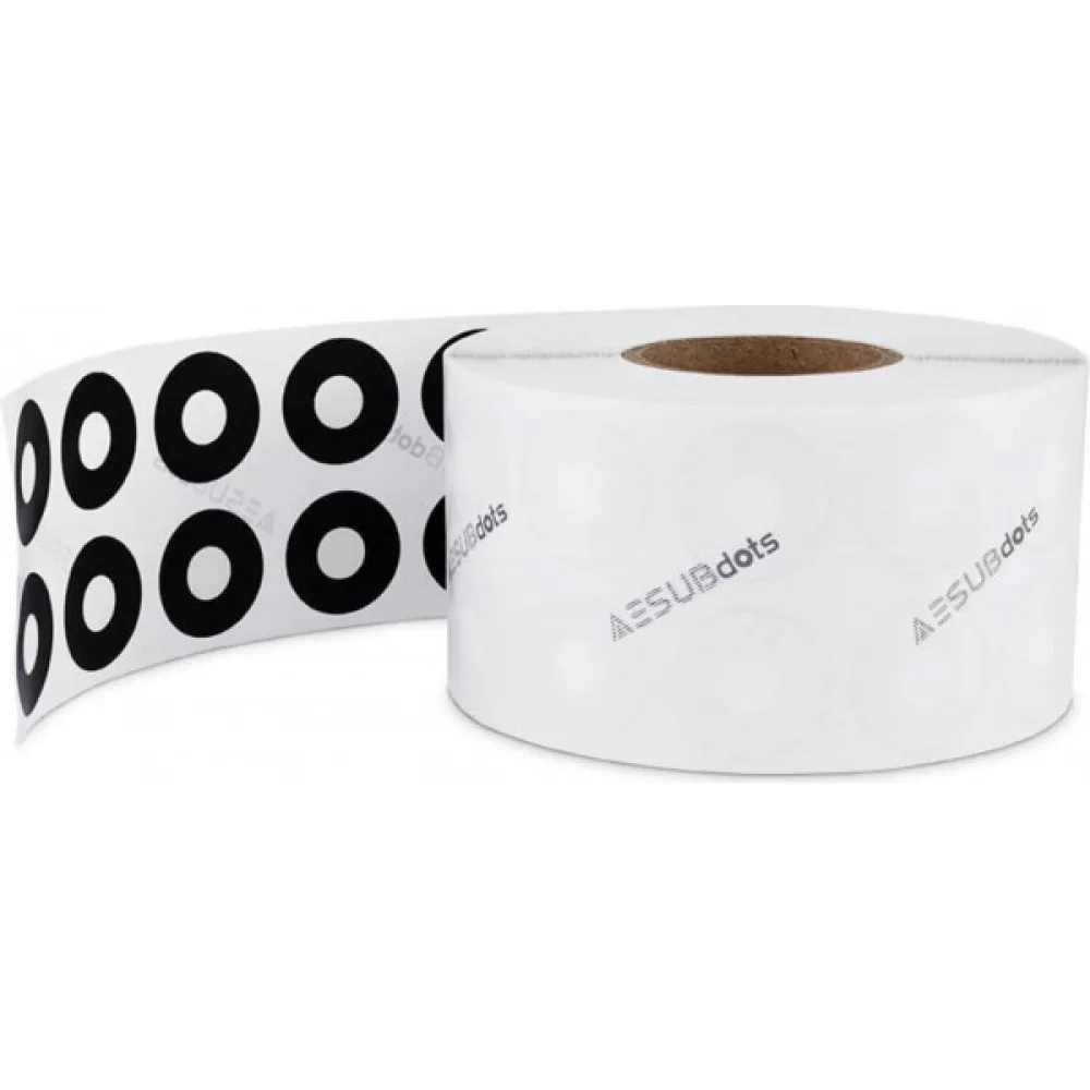 AESUBdots Easy Removable – Puntos de referencia adhesivos Retro Reflectantes 6MM