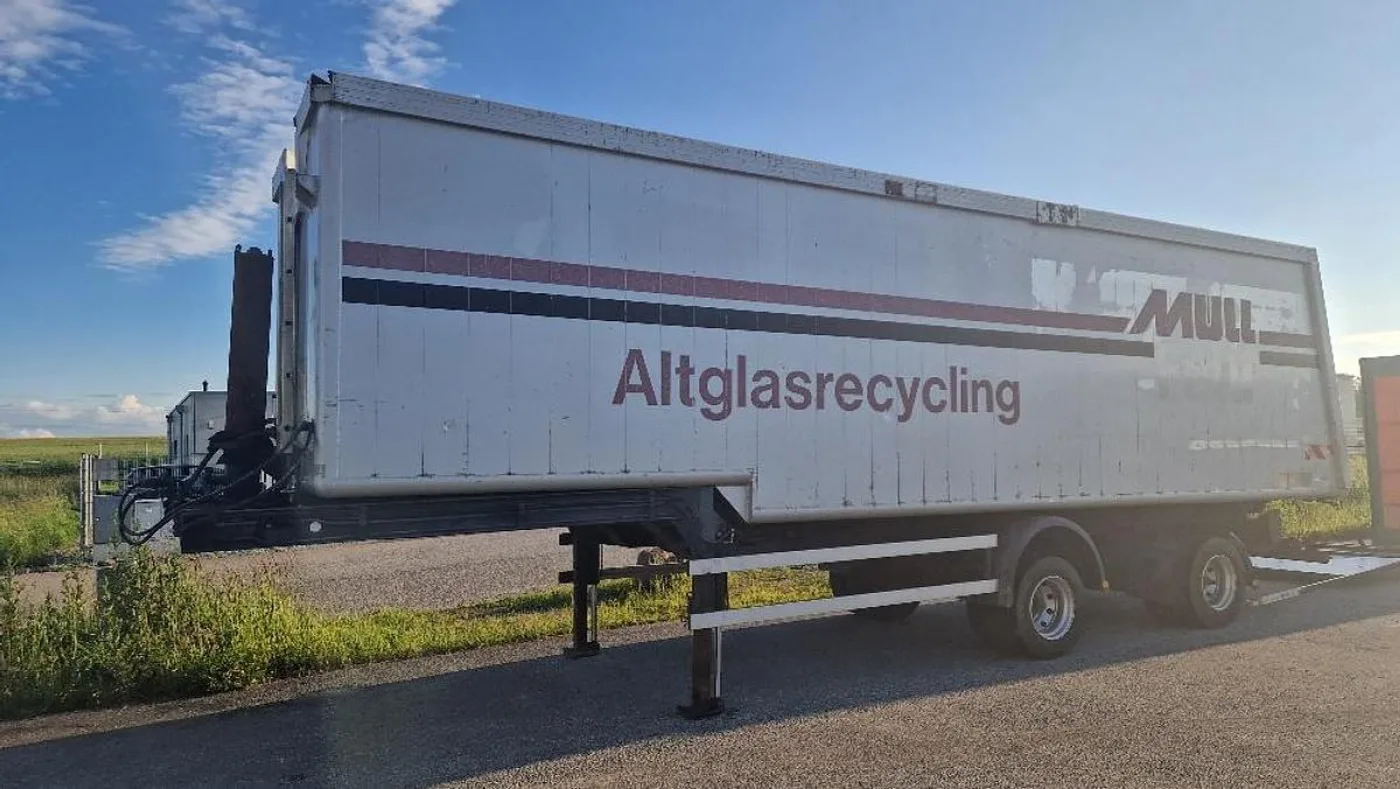 1990 Warneke Alu Kippmulde 2 Achs mit Lenkachse - 1