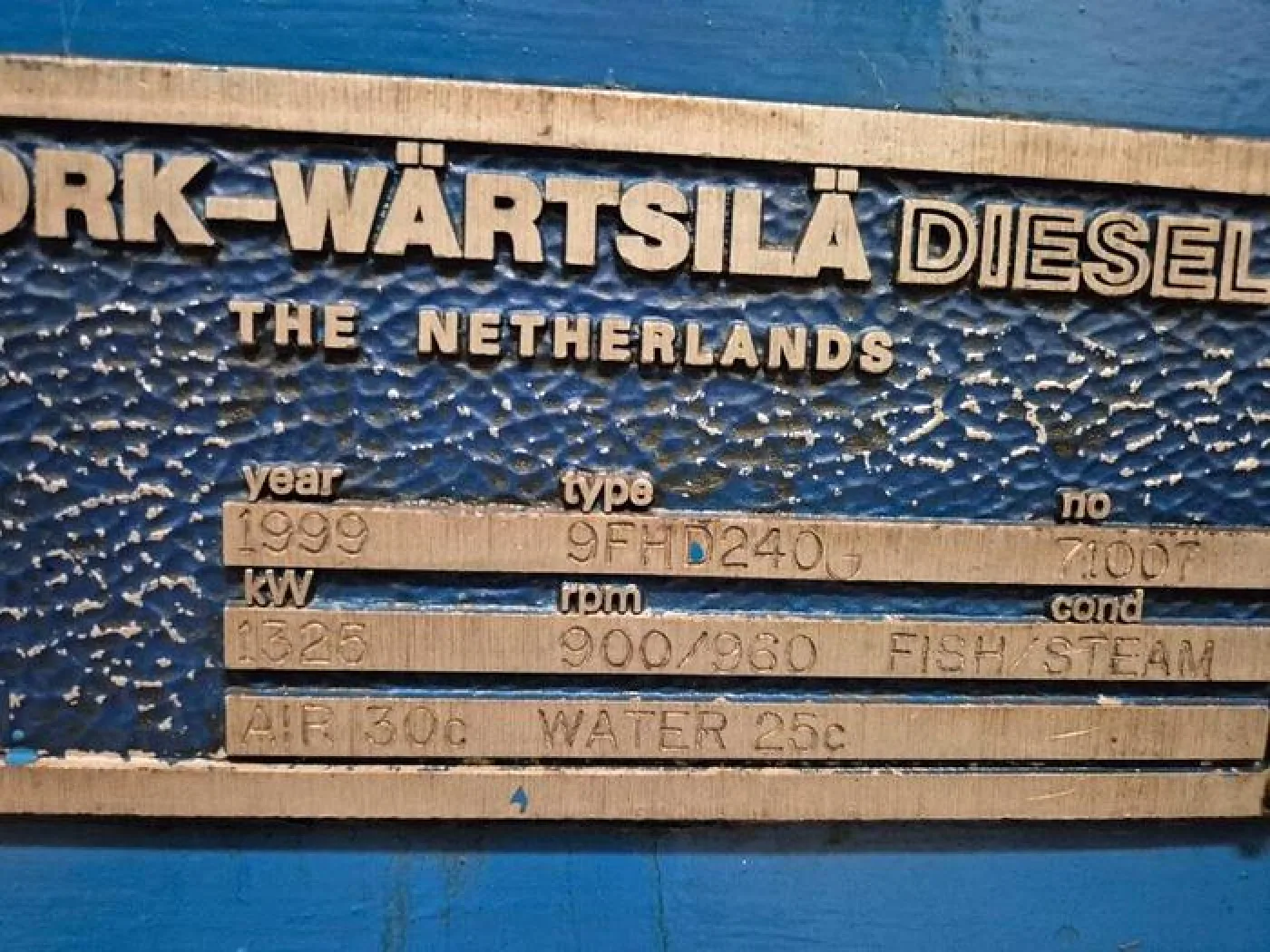 STORK-WÄRTSILÄ 9FHD240G - 3