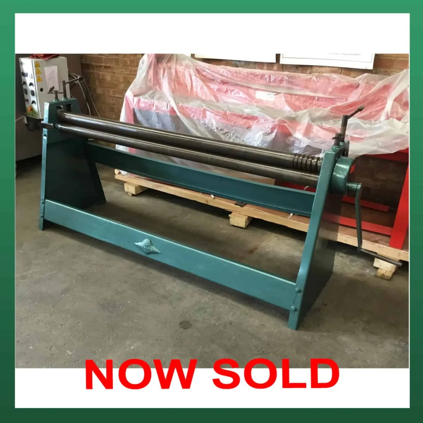 EDWARDS Manual Bending Rolls 1850mm - WNS - W. Neal Services Ltd - 1