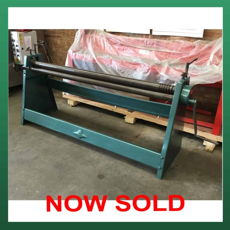 EDWARDS Manual Bending Rolls 1850mm - WNS - W. Neal Services Ltd