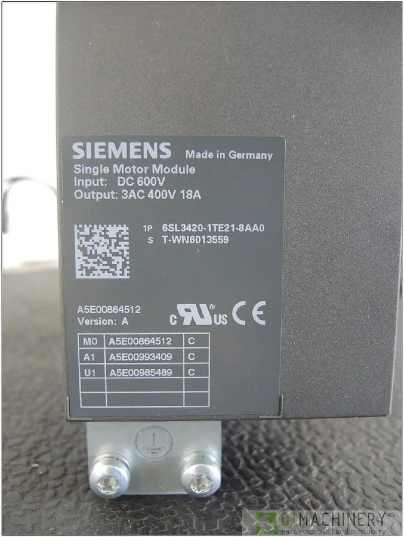 2009 SIEMENS 6SL3420-1TE21-8AA0 AI2539 - 3
