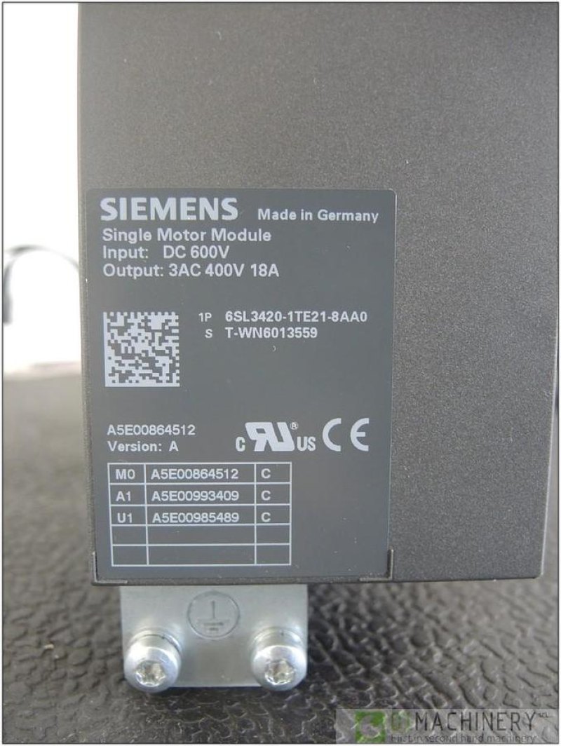 2009 SIEMENS 6SL3420-1TE21-8AA0 AI2539