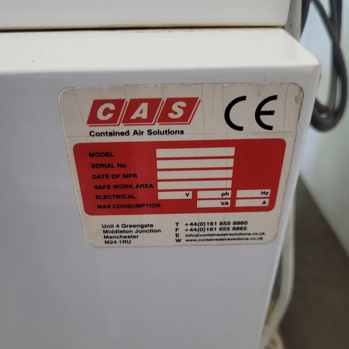 CAS Trimat 1 Clean Air Cabinet - 8