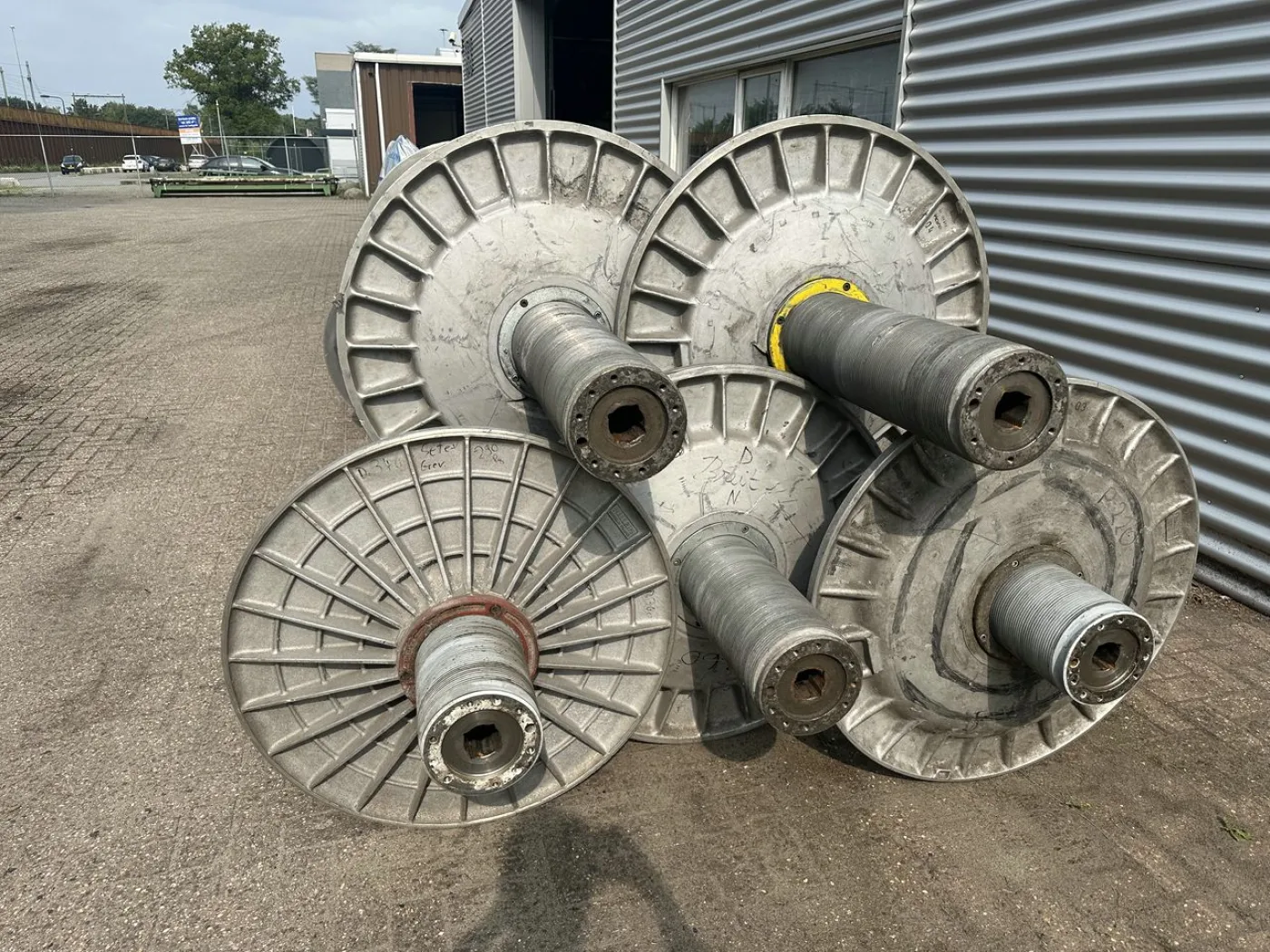 5x Kettbäume für Picanol Greiferwebmaschine - 2