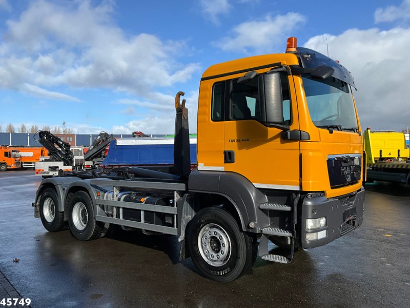 MAN TGS 33.440 6x4 ZF Intarder Manual Full steel 21 Ton haakarmsysteem